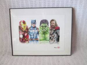lot 328 image: Superhero picture