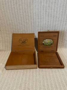 lot 196 image: Vintage cigar boxes