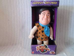 lot 236 image: The Flintstones Cuddly Soft Fred Doll in Original Box