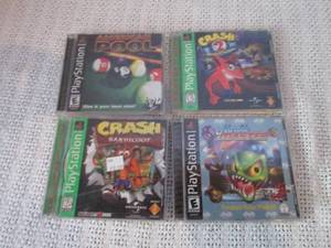 lot 282 image: Lot of 4 PlayStation 1 Games - Crash Bandicoot & More