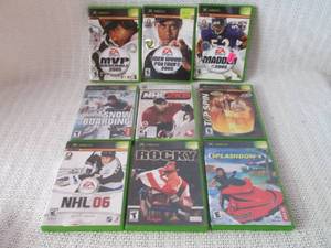lot 285 image: Lot of 9 Xbox Sports Games