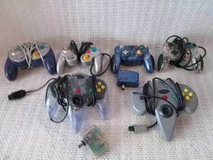 lot 287 image: Lot of Various Game Controllers and Adapters