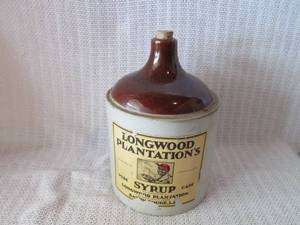 lot 307 image: Vintage Longwood Plantation Syrup Jug
