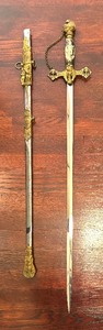 lot 7 image: Awesome Vintage Pettibone Sword with Sheath