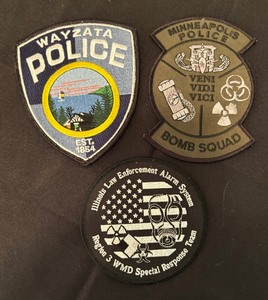 lot 94 image: Variety of Law Enforcement Patches