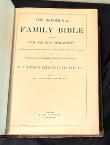 lot 97 image: Antique Bible