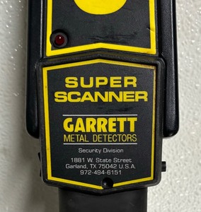 lot 147 image: Garrett Metal Detector Super Scanner