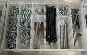 lot 166 image: Variety of Screws, Electrical Supples, Washers and More