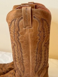 lot 8 image: Dan Post Alamosa Mens Ostrich Boots