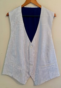 lot 192 image: Mens Custom Made Dress Vests by Top Shelf