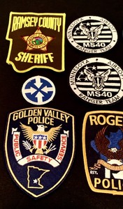 lot 115 image: Awesome Variety of Police  Military Patches
