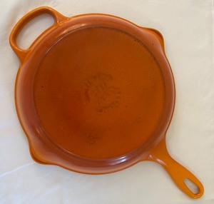 lot 88 image: Le Creuset Orange 12 Skillet