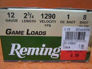 lot 57 image: (50) 12ga 2 34 8 Shot Shells
