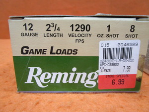 lot 58 image: (50) 12ga 2 34 8 Shot Shells