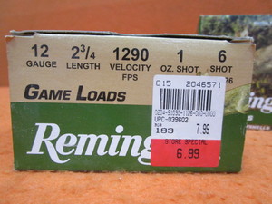lot 59 image: (50) 12ga 2 34 6 Shot Shells