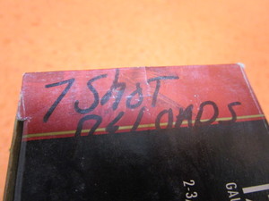 lot 64 image: (50) 12ga 2 34 7 Shot Re-loaded Shells