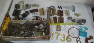 lot 330 image: Hinges and Lots of Hardware.