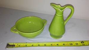 lot 332 image: Fiesta Bowl and Pitcher 474.