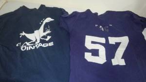 lot 363 image: 1974 AG And 1977 Vintage T Shirts.
