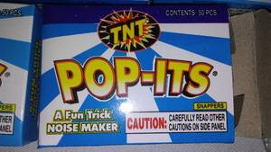 lot 380 image: TNT POP-ITS Pop Pop Party Snaps Trick Noise Maker (15 Boxes)