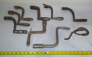 lot 387 image: Antique and Vintage stove handles, etc.