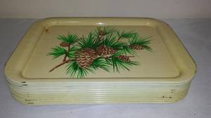 lot 409 image: Metal Lap Trays (12),