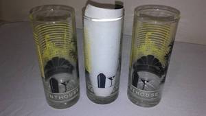 lot 423 image: Vintage Culver Penthouse Panache Glasses, Excellent
