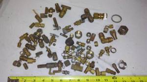 lot 437 image: Brass Fittings  Dozens.
