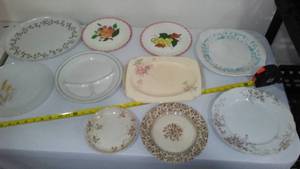 lot 442 image: Misc Plates And Platters.