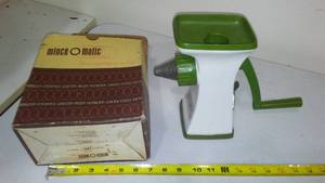 lot 480 image: Mince O Matic In Box Fabulous.