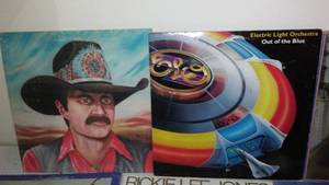 lot 490 image: 12 Inch Vinyl LP. Record Albums - Fabulous. Elton, ELO, Charlie Daniels, Rolling Stones, More.