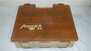 lot 615 image: Fenwick 40 Tackle Box With Contents. 2.