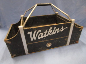 Vintage Watkins Salesman Tote