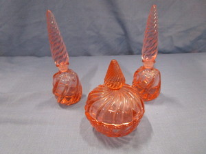Perfume Bottles & Jewelry Dish