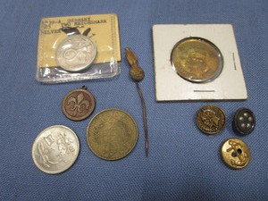 German Coin, Case, Santa Claus Token