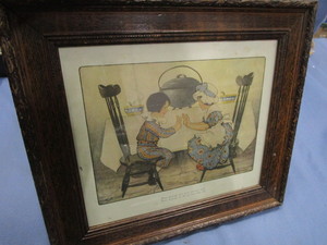 Pease Porridge Hot, Framed