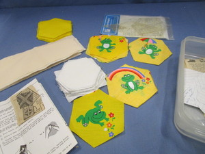 Quilting Templates, Cut Fabric