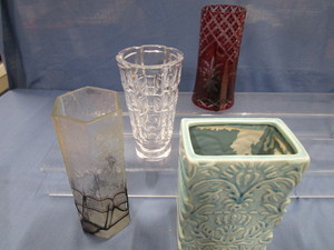 Vases Lead Crystal & Ceramic