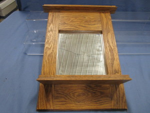 Custom Made Oak Mirror
