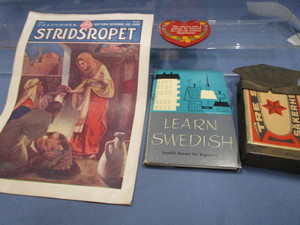 Swedish Book, Heart, Matchbook Holder