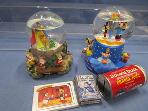 Disney Music Globes, Cards, Bank