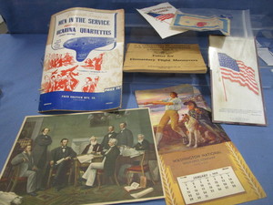 Ephemera Calendars & Patriotic