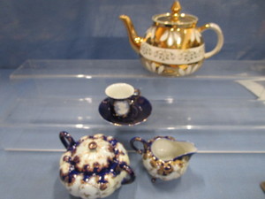 Gibson Teapot, Cream & Sugar, Demi Cup