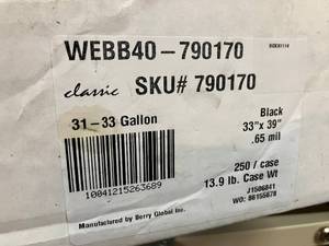 33 Gallon Trash Bags