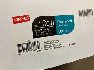 Coin Envelopes