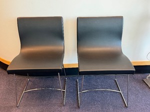 lot 6 image: Pair of PASCAL MOURGUE (1943-2014)  LIGNE ROSET Chairs