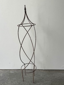 lot 37 image: Pair of Decorative Metal Topiaries