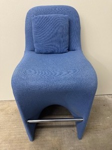 lot 52A image: Contemporary Style Upholstered Stylish Stool