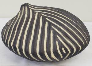 lot 112 image: Larry Halvorsen (20th Century) 1996 Ceramic Shaker - Signed and Dated