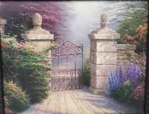 lot 132 image: Thomas Kinkade - Open Gate Print